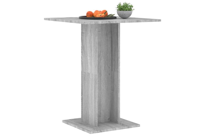 Bistropöytä harmaa Sonoma 60x60x75 cm tekninen puu - Harmaa - Huonekalut - Pöytä & ruokailuryhmä - Baaripöytä