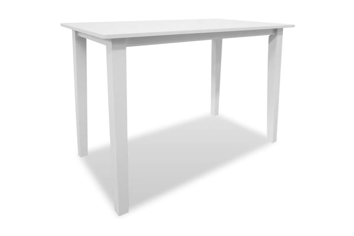 Puinen baaripöytä Valkoinen - Valkoinen - Huonekalut - Pöydät & ruokailuryhmät - Baaripöydät & seisomapöydät