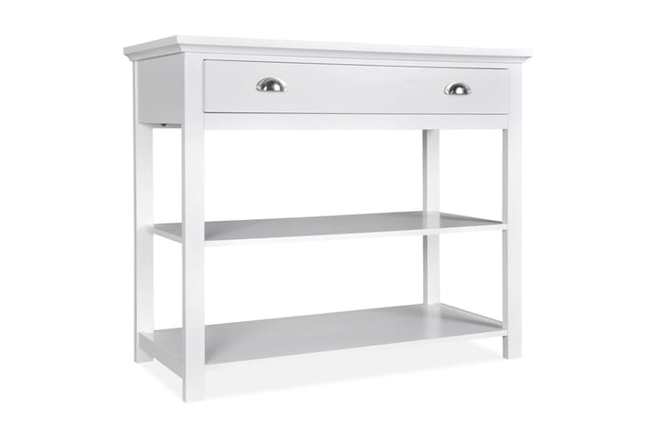Apupöytä Durness 100 cm - Valkoinen - Huonekalut - Pöydät - Eteisen pöydät & apupöydät
