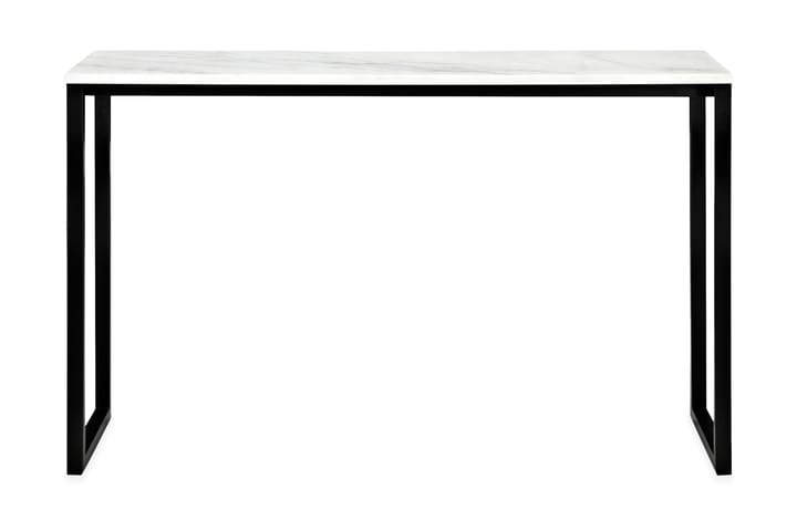 Apupöytä Edmund 120 cm - Valkoinen/Musta - Huonekalut - Pöydät - Marmoripöydät