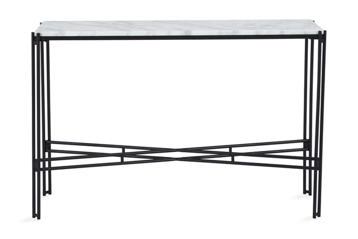 Apupöytä Sisko 100 cm Marmori - Musta/Valkoinen - Huonekalut - Pöytä & ruokailuryhmä - Apupöytä & sivupöytä - Tarjotinpöytä & pikkupöytä