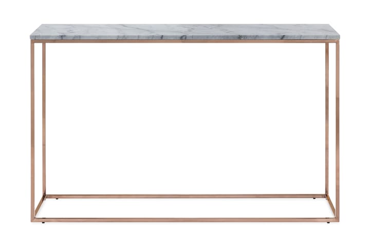 Apupöytä Titania 120 cm Marmori - Harmaa/Kupari - Huonekalut - Pöytä & ruokailuryhmä - Apupöytä & sivupöytä - Konsolipöytä