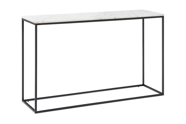 Apupöytä Titania 120 cm Marmori - Valkoinen/Musta - Huonekalut - Pöytä & ruokailuryhmä - Marmoripöydät