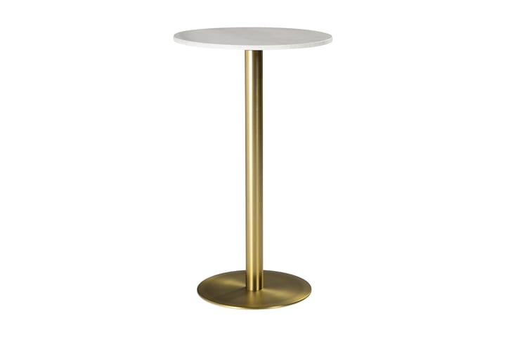 Sivupöytä Notino 65 cm Pyöreä Marmori - Valkoinen - Huonekalut - Pöytä & ruokailuryhmä - Apupöytä & sivupöytä - Lamppupöytä