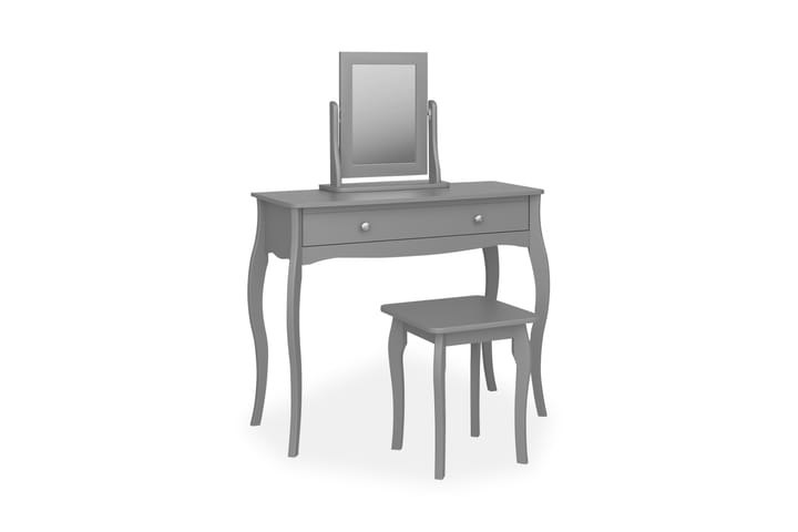 Kampauspöytä Sereno 100 cm - Harmaa - Huonekalut - Pöytä & ruokailuryhmä - Meikki- & kampauspöydät - Meikkipöytä peilillä