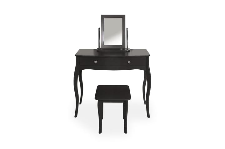 Kampauspöytä Sereno 100 cm - Musta - Huonekalut - Pöytä & ruokailuryhmä - Meikki- & kampauspöydät - Meikkipöytä peilillä