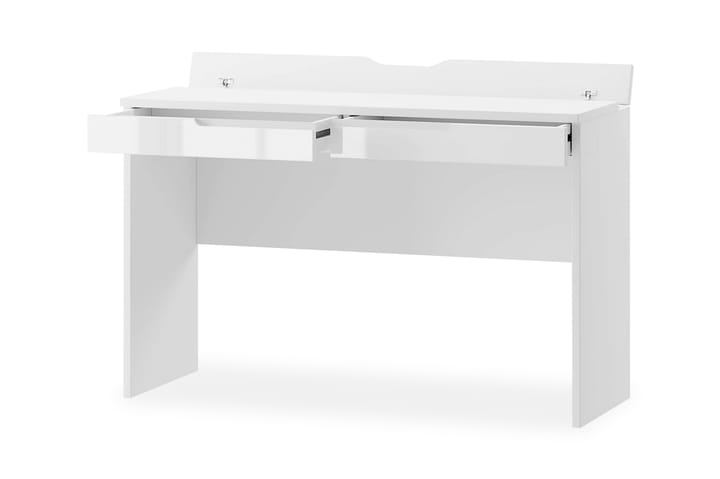 Meikkipöytä Aydan 120 cm - Valkoinen Korkeakiilto/Valk - Huonekalut - Pöydät & ruokailuryhmät - Seurapelipöytä - Monipelipöytä