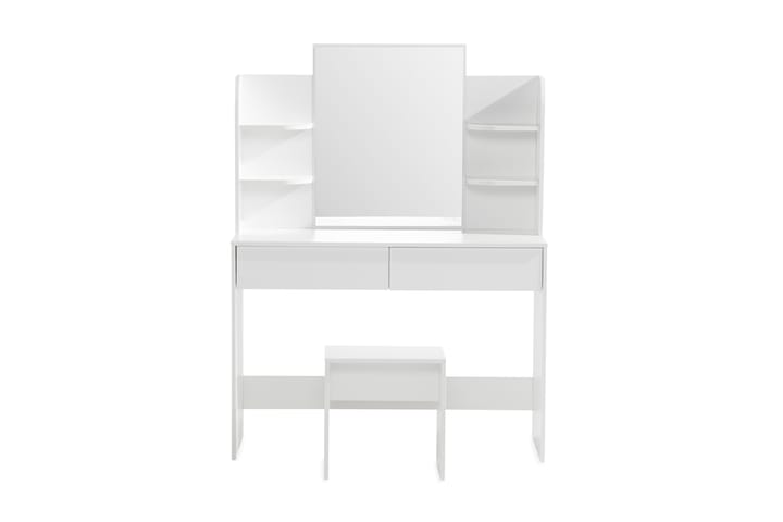 Meikkipöytä Fiskbo 108 cm - Valkoinen - Huonekalut - Pöydät - Meikki- & kampauspöydät