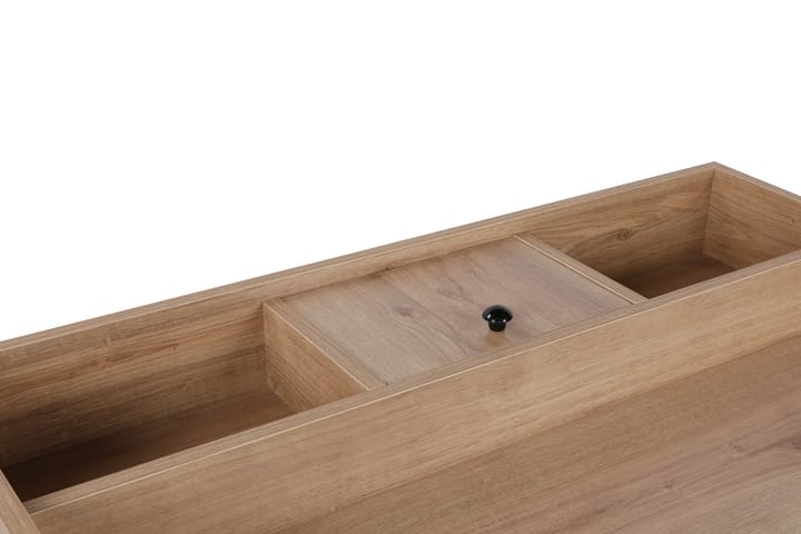 Meikkipöytä Lossers 100 cm - Pähkinä / musta - Huonekalut - Pöydät & ruokailuryhmät - Meikki- & kampauspöydät