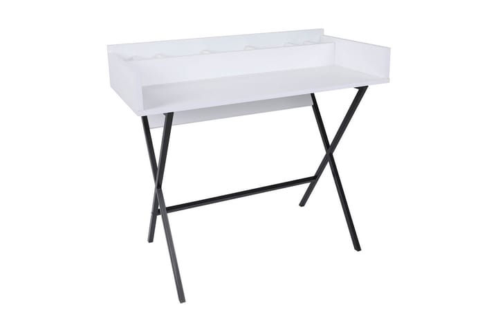 Meikkipöytä Rocke 100 cm - Valkoinen/musta - Huonekalut - Pöydät & ruokailuryhmät - Meikki- & kampauspöydät