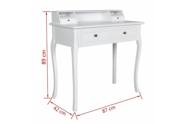Moderni meikkipöytä - Valkoinen - Huonekalut - Pöydät & ruokailuryhmät - Meikki- & kampauspöydät