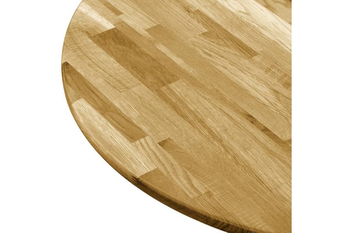Pöytälevy kiinteä tammipuu pyöreä 23mm 500mm - Ruskea - Huonekalut - Pöytä & ruokailuryhmä - Pöydän tarvikkeet - Pöydänjalat & tarvikkeet