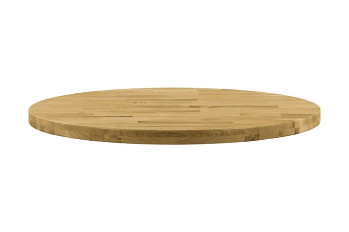 Pöytälevy kiinteä tammipuu pyöreä 44mm 400 mm - Ruskea - Huonekalut - Pöydät & ruokailuryhmät - Pöydän tarvikkeet - Pöydänjalat & tarvikkeet