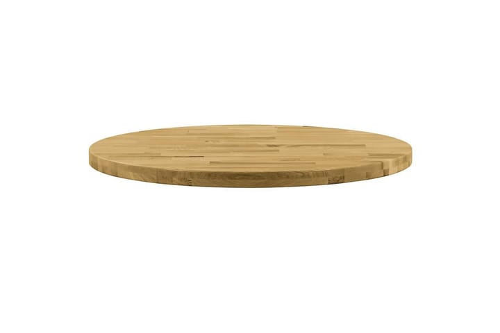 Pöytälevy kiinteä tammipuu pyöreä 44mm 800 mm - Ruskea - Huonekalut - Pöydät & ruokailuryhmät - Pöydän tarvikkeet - Pöydänjalat & tarvikkeet