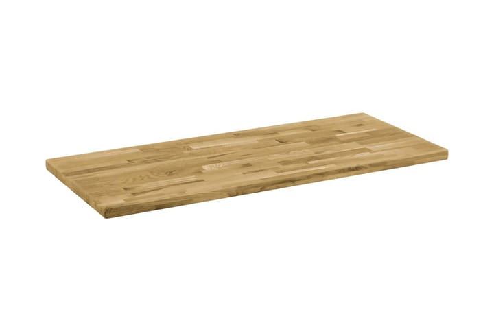 Pöytälevy kiinteä tammipuu suorakaide 44mm 120x60 cm - Ruskea - Huonekalut - Pöytä & ruokailuryhmä - Pöydän tarvikkeet - Pöydänjalat & tarvikkeet