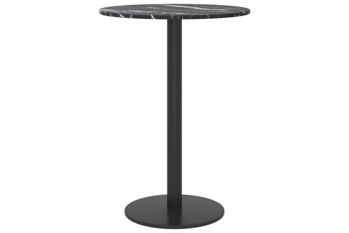 Pöytälevy musta 30x0,8 cm karkaistu lasi marmorikuvio - Huonekalut - Pöydät & ruokailuryhmät - Pöydän tarvikkeet - Pöydänjalat & tarvikkeet