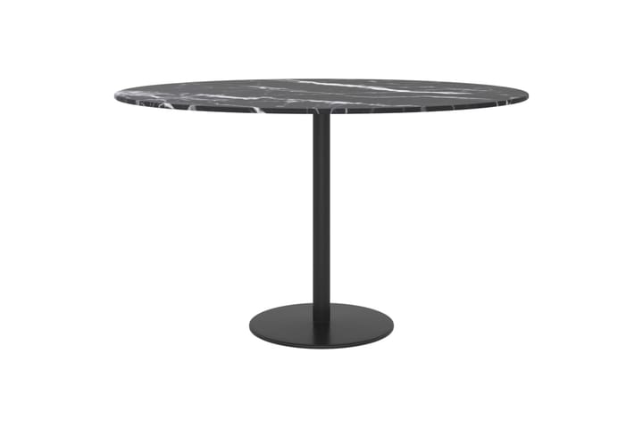 Pöytälevy musta 70x0,8 cm karkaistu lasi marmorikuvio - Huonekalut - Pöytä & ruokailuryhmä - Pöydän tarvikkeet - Pöydänjalat & tarvikkeet