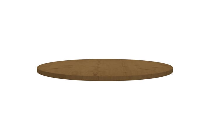 Pöytälevy ruskea Ã˜80x2,5 cm täysi mänty - Ruskea - Huonekalut - Pöytä & ruokailuryhmä - Pöydän tarvikkeet - Pöydänjalat & tarvikkeet