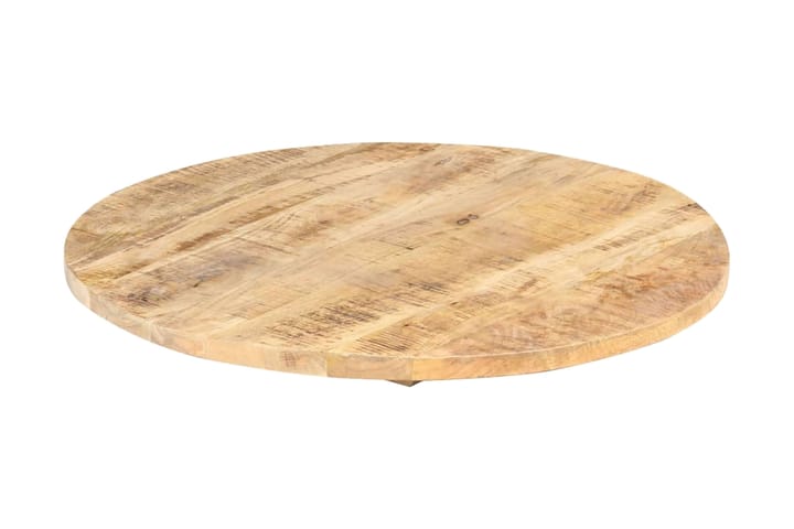 Pöytälevy täysi mangopuu pyöreä 25-27mm 70 cm - Ruskea - Huonekalut - Pöytä & ruokailuryhmä - Pöydän tarvikkeet - Pöydänjalat & tarvikkeet