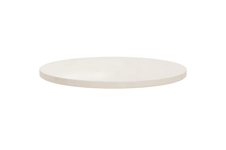 Pöytälevy valkoinen Ã˜60x2,5 cm täysi mänty - Valkoinen - Huonekalut - Pöytä & ruokailuryhmä - Pöydän tarvikkeet - Pöydänjalat & tarvikkeet