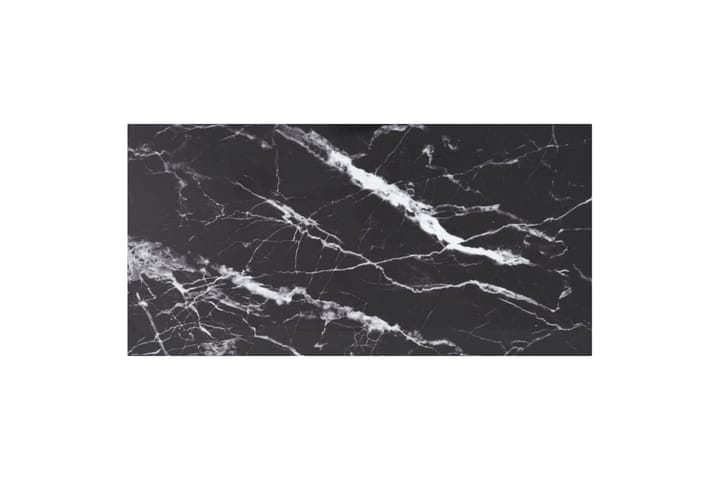 Pöytälevy musta 100x50 cm 6 mm karkaistu lasi marmorikuvio - Huonekalut - Pöydät - Pöydänjalat & tarvikkeet