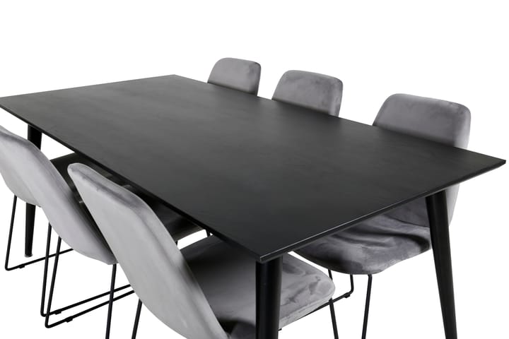 Ruokailuryhmä Larrinzar 180 cm 6 Allepuz tuolia - Huonekalut - Pöytä & ruokailuryhmä - Ruokailuryhmä