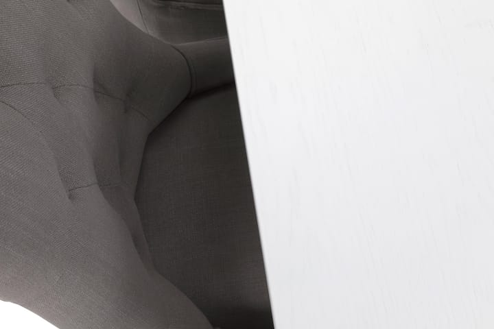 Ruokailuryhmä Milton Jatkettava 200 cm + 6 tuolia Ophelia - Valkoinen/Harmaa - Huonekalut - Pöydät & ruokailuryhmät - Ruokailuryhmä