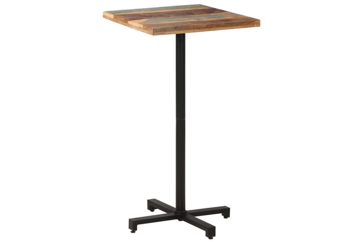 Bistropöytä neliö 60x60x110 cm kierrätetty täyspuu - Huonekalut - Pöytä & ruokailuryhmä - Ruokapöydät & keittiön pöydät
