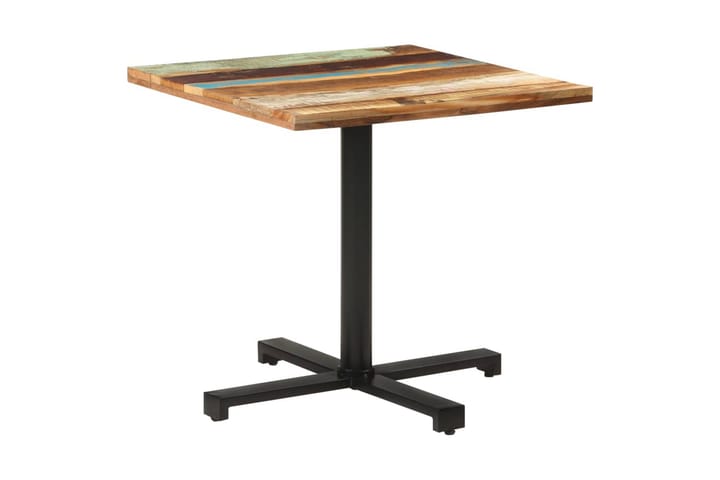 Bistropöytä neliö 80x80x75 cm kierrätetty täyspuu - Huonekalut - Pöytä & ruokailuryhmä - Ruokapöydät & keittiön pöydät