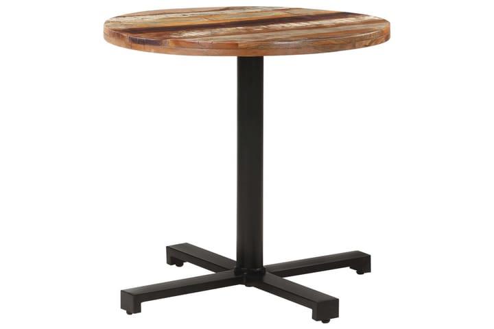 Bistropöytä pyöreä Ø80x75 cm kierrätetty täyspuu - Huonekalut - Pöytä & ruokailuryhmä - Ruokapöydät & keittiön pöydät
