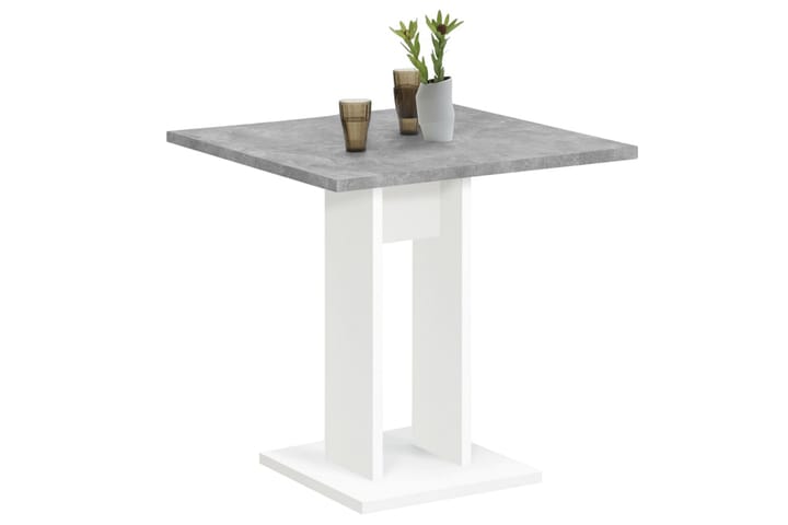 FMD Ruokapöytä 70 cm betoninharmaa ja valkoinen - Huonekalut - TV- & Mediakalusteet - Tv taso & Mediataso