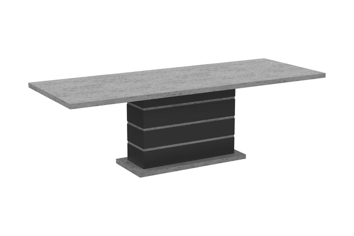 Jatkettava Ruokapöytä Griffith 200/240 cm - Harmaa/Musta - Huonekalut - Pöytä & ruokailuryhmä - Ruokapöydät & keittiön pöydät