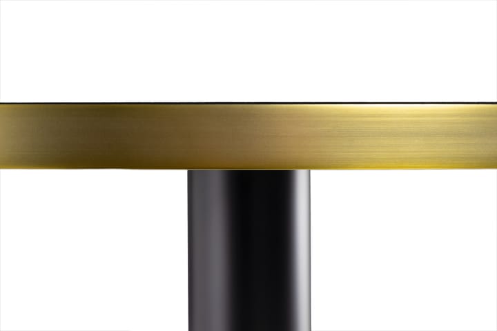 Nickie Ruokapöytä 120 cm Pyöreä - Musta/Messinki - Huonekalut - Pöytä & ruokailuryhmä - Ruokapöydät & keittiön pöydät