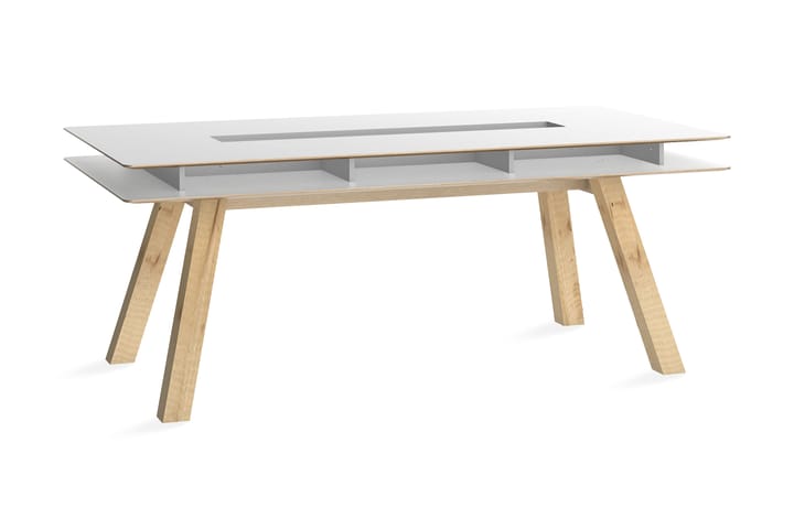 Pöytä 4You 200x100 cm Valkoinen - VOX - Säilytys - Vaatesäilytys - Vaatekaappi