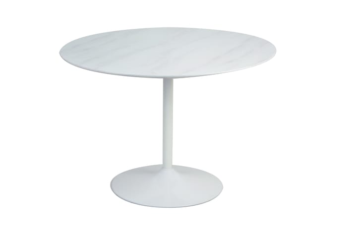 Pöytä Aldearrubia 110 cm - Valkoinen - Huonekalut - Pöytä & ruokailuryhmä - Ruokapöydät & keittiön pöydät