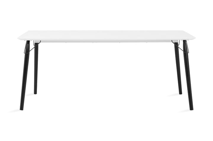 Pöytä Allport Valkoinen/Musta - 180 cm - Huonekalut - Pöytä & ruokailuryhmä - Ruokapöydät & keittiön pöydät