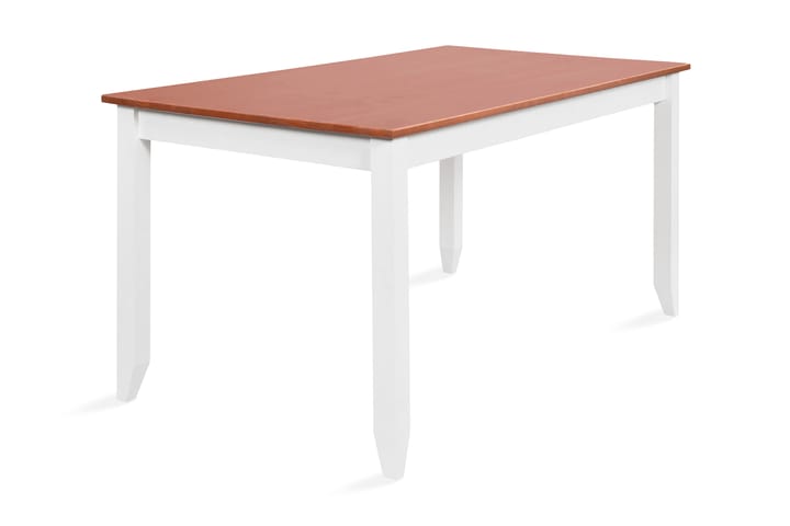 Pöytä Gambier 160 cm - Puu/Valkoinen - Huonekalut - Pöytä & ruokailuryhmä - Ruokapöydät & keittiön pöydät