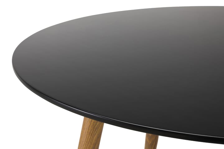 Pöytä Trym 100 cm Pyöreä - Musta - Huonekalut - Pöydät & ruokailuryhmät - Ruokapöydät & keittiön pöydät
