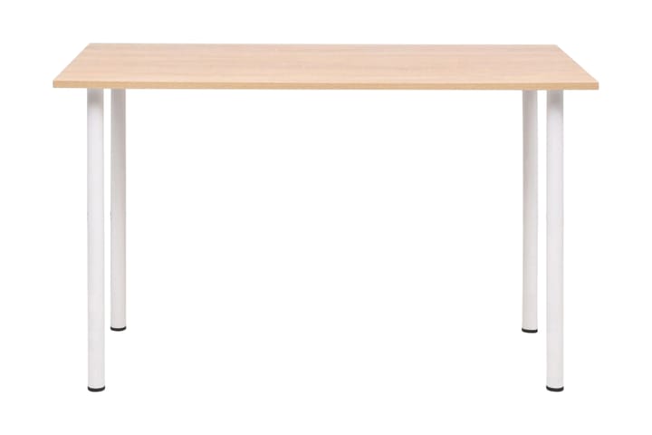Ruokapöytä 120x60x73 cm tammi ja valkoinen - Ruskea - Huonekalut - Pöydät & ruokailuryhmät - Ruokapöydät & keittiön pöydät