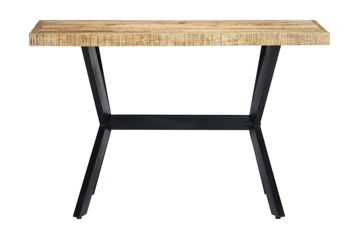 Ruokapöytä 120x60x75 cm karkea mangopuu - Ruskea - Huonekalut - Pöytä & ruokailuryhmä - Ruokapöydät & keittiön pöydät