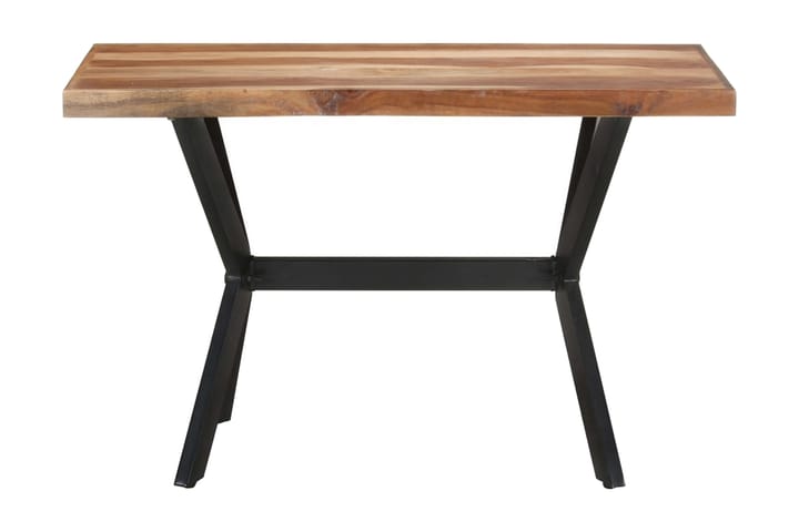 Ruokapöytä 120x60x75 cm täysi puu seesamviimeistelyllä - Ruskea - Huonekalut - Pöytä & ruokailuryhmä - Ruokapöydät & keittiön pöydät