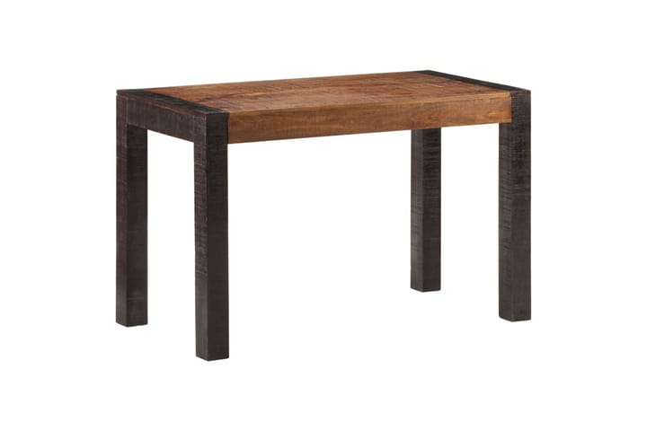 Ruokapöytä 120x60x76 cm täysi karkea mangopuu - Ruskea - Huonekalut - Pöydät & ruokailuryhmät - Ruokapöydät & keittiön pöydät