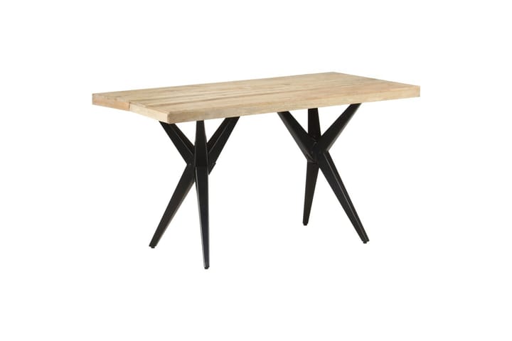 Ruokapöytä 140x70x76 cm karkea mangopuu - Huonekalut - Pöydät & ruokailuryhmät - Ruokapöydät & keittiön pöydät