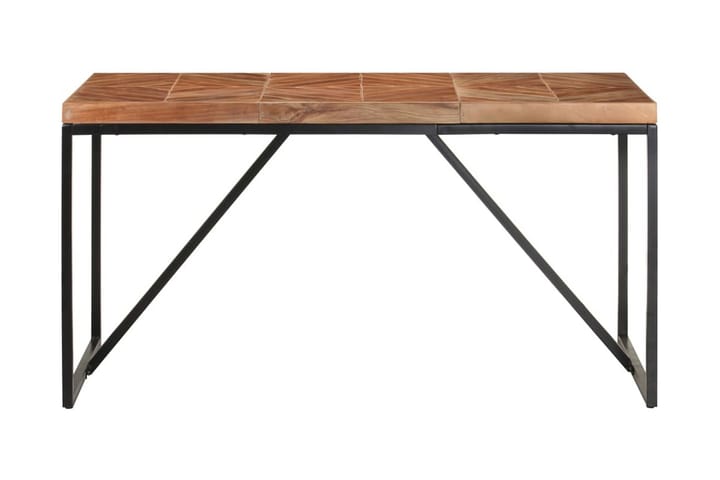 Ruokapöytä 140x70x76 cm täysi akaasia- ja mangopuu - Ruskea - Huonekalut - Pöytä & ruokailuryhmä - Ruokapöydät & keittiön pöydät
