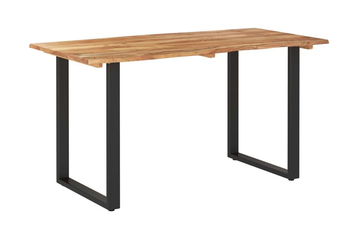 Ruokapöytä 140x70x76 cm täysi akaasiapuu - Ruskea - Huonekalut - Pöydät & ruokailuryhmät - Ruokapöydät & keittiön pöydät