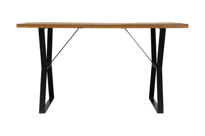 Ruokapöytä 140x80x76 cm uusiokäytetty puu - Monivärinen - Huonekalut - Pöytä & ruokailuryhmä - Ruokapöydät & keittiön pöydät