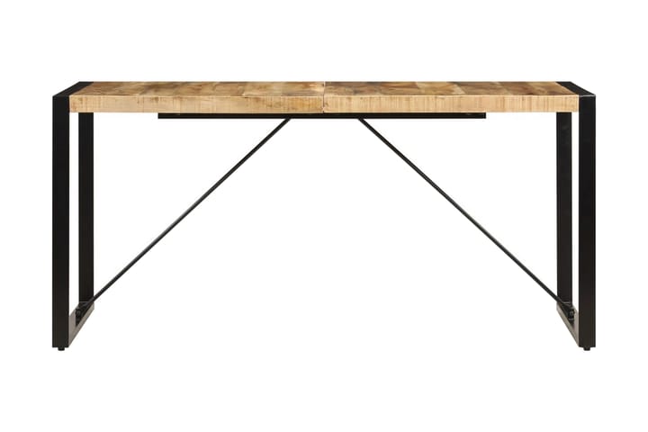 Ruokapöytä 160x80x75 cm mangopuu - Ruskea - Huonekalut - Pöydät & ruokailuryhmät - Ruokapöydät & keittiön pöydät