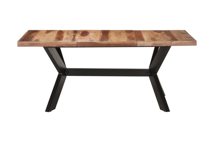 Ruokapöytä 180x90x75 cm täysi puu seesamviimeistelyllä - Ruskea - Huonekalut - Pöydät & ruokailuryhmät - Ruokapöydät & keittiön pöydät