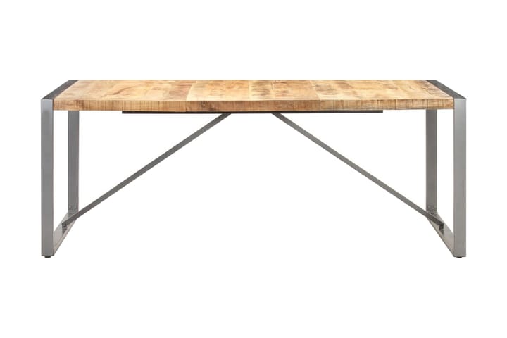 Ruokapöytä 200x100x75 cm täysi karkea mangopuu - Huonekalut - Pöytä & ruokailuryhmä - Ruokapöydät & keittiön pöydät