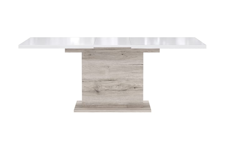Ruokapöytä Ajanel 160 cm - Ruskea/Valkoinen - Huonekalut - Pöytä & ruokailuryhmä - Ruokapöydät & keittiön pöydät